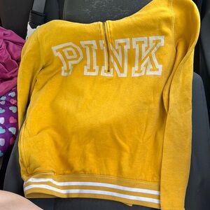 PINK Victoria's Secret Yellow Women's Sweater